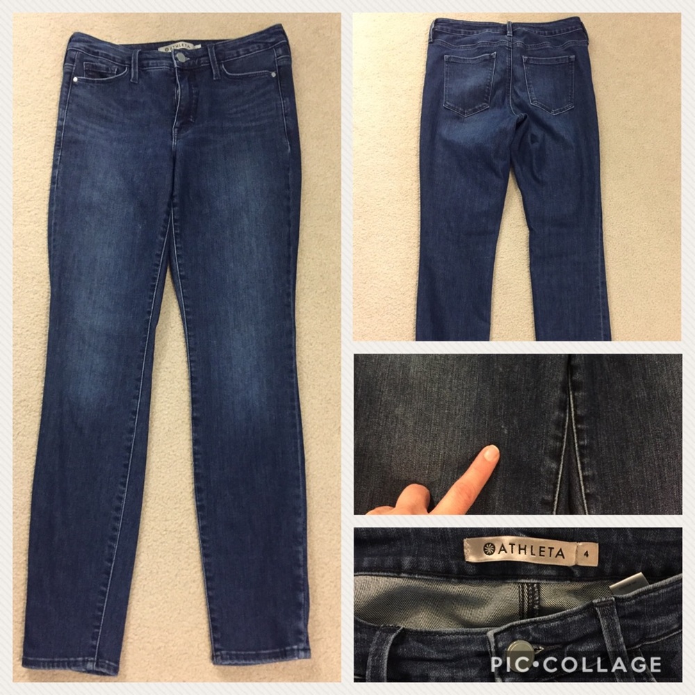 VGUC Athleta Skulptek Jeans, Sz 4